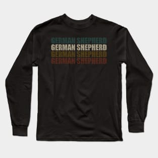 German Shepherd Dad - Funny Dog Lovers Gift For Papa Long Sleeve T-Shirt